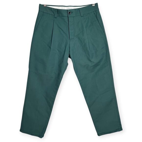 NEW PT Torino PT01 FORWARD Nylon Cotton 1 Pleat Pants 05 SIZE 34 x 26 NWT - Picture 1 of 15